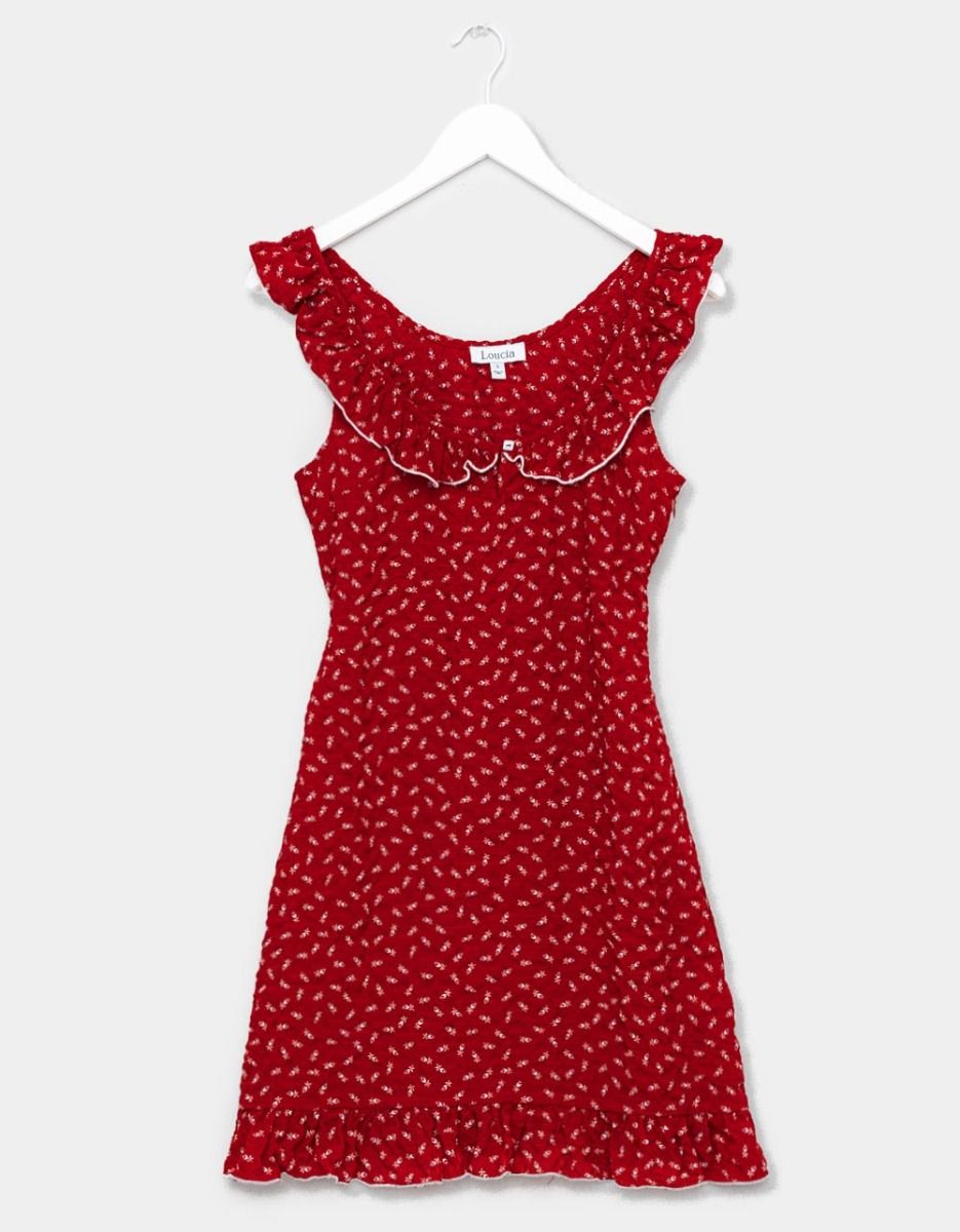 Sam Ruffle Neck Mini_0