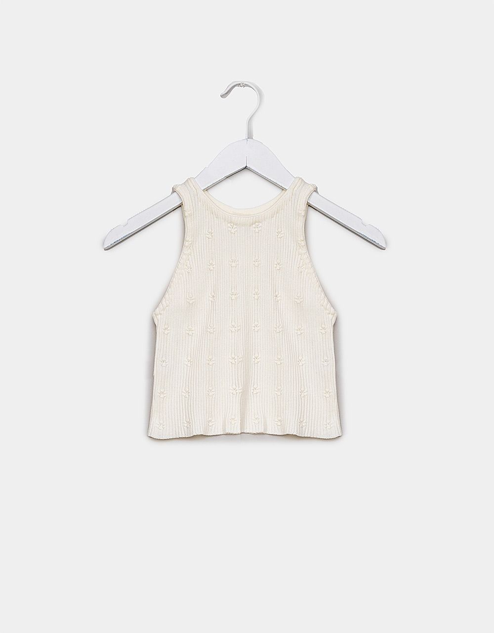 Sampa Floral Ribbed Top_0