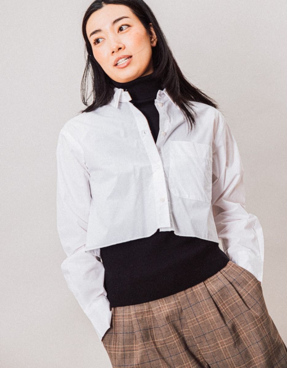 Sasha Crop Button Down_1