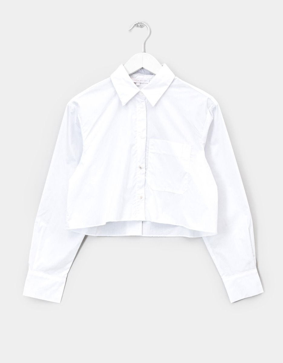 Sasha Crop Button Down_0