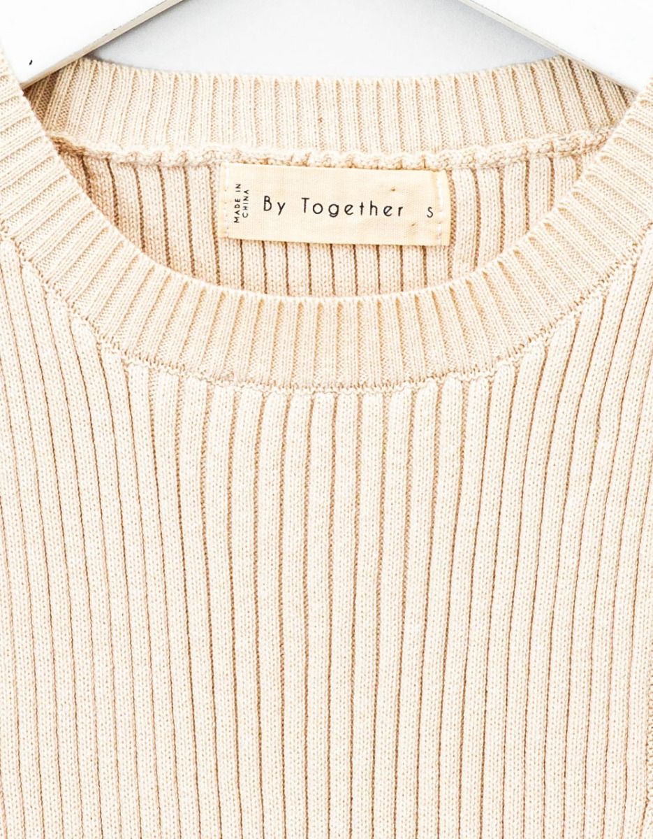 Sawyer Crop Knit in Bone_2