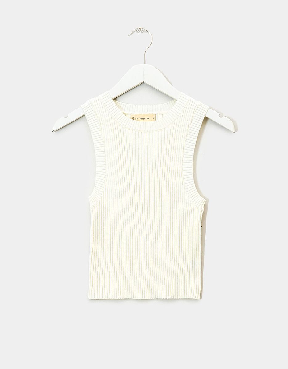 Sawyer Crop Knit in Ivory_0