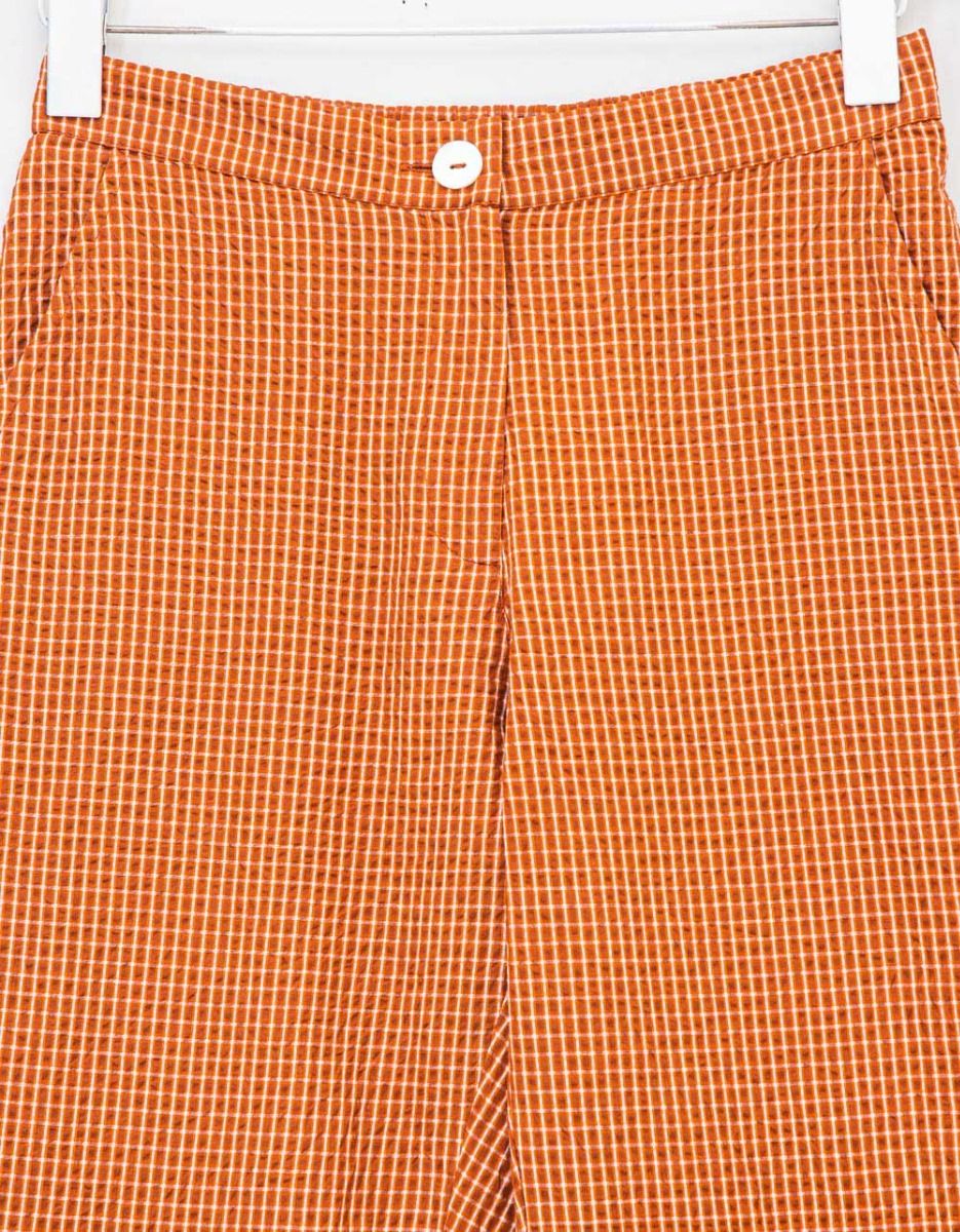 Seersucker Check Pants_4