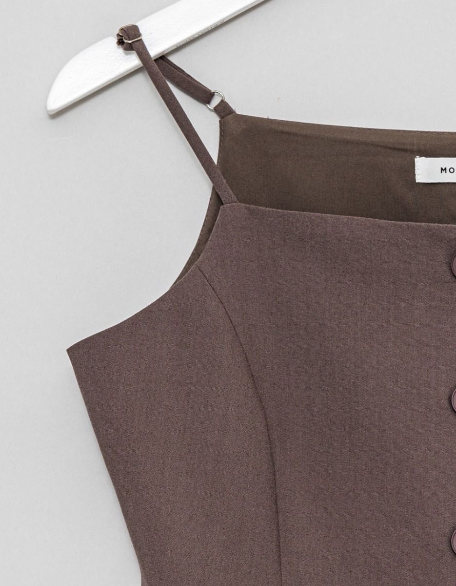 Selene Vest in Mocha_1