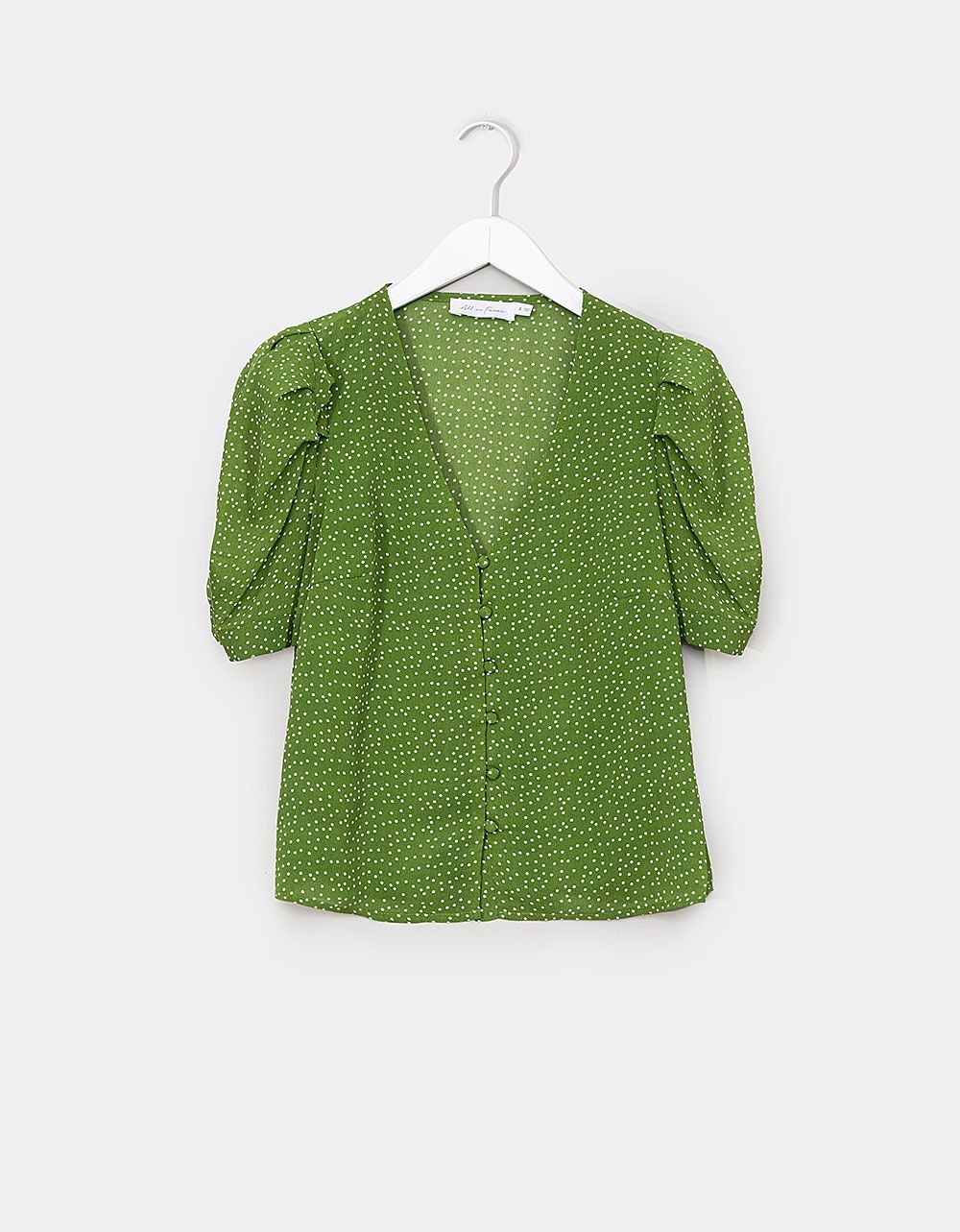 Selma Puff Sleeve Blouse_0