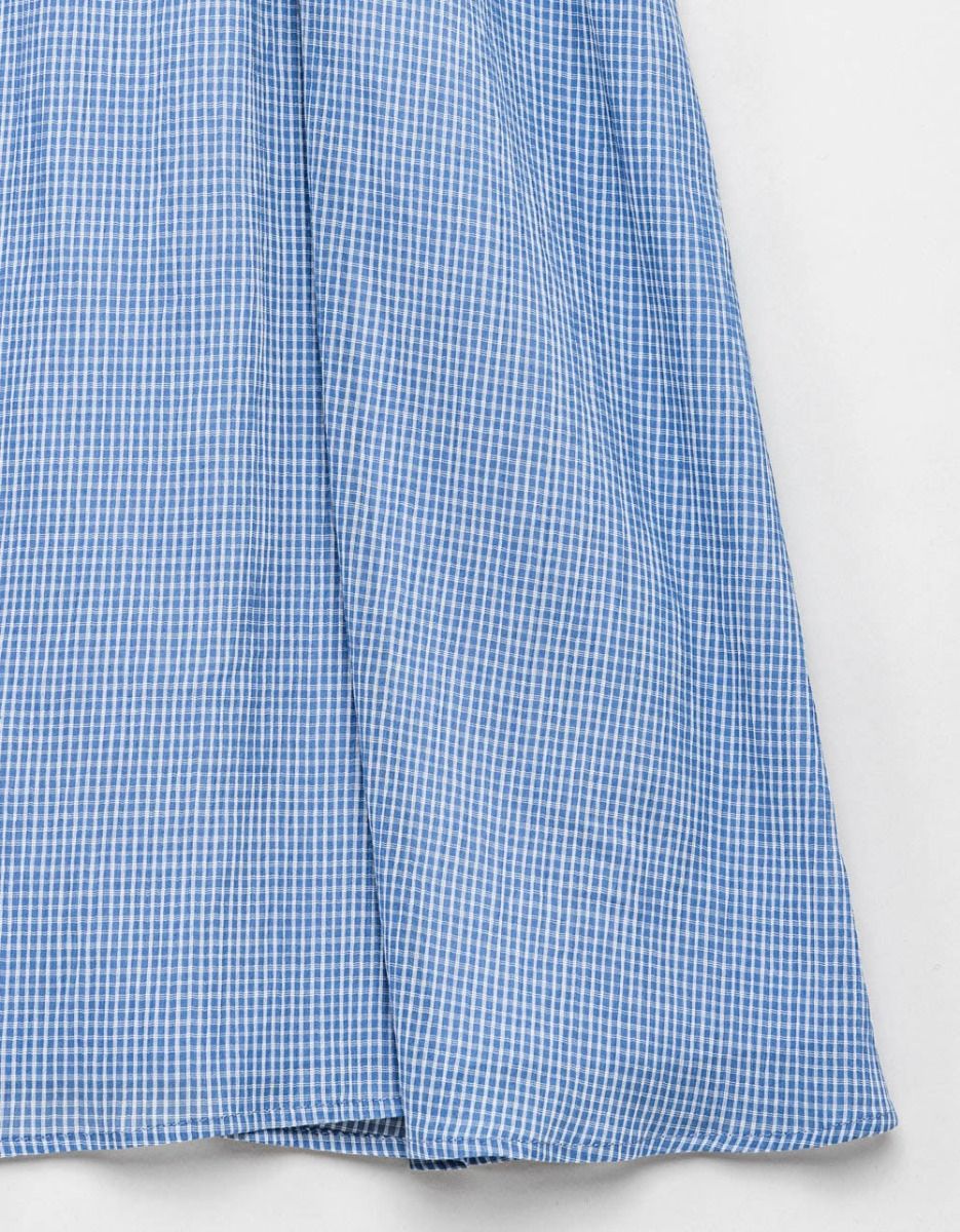 Smocked Check Maxi_3