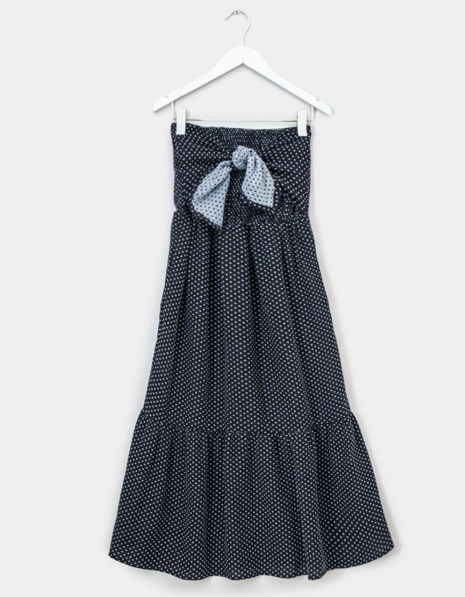 Square Dot Gauze Midi_0