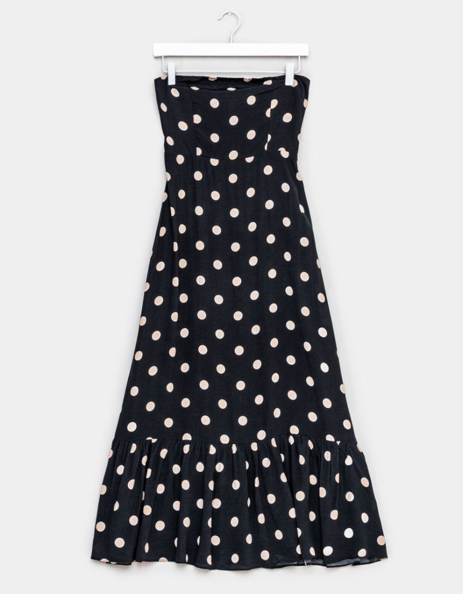 Strapless Tiff Polka Dot Dress_0