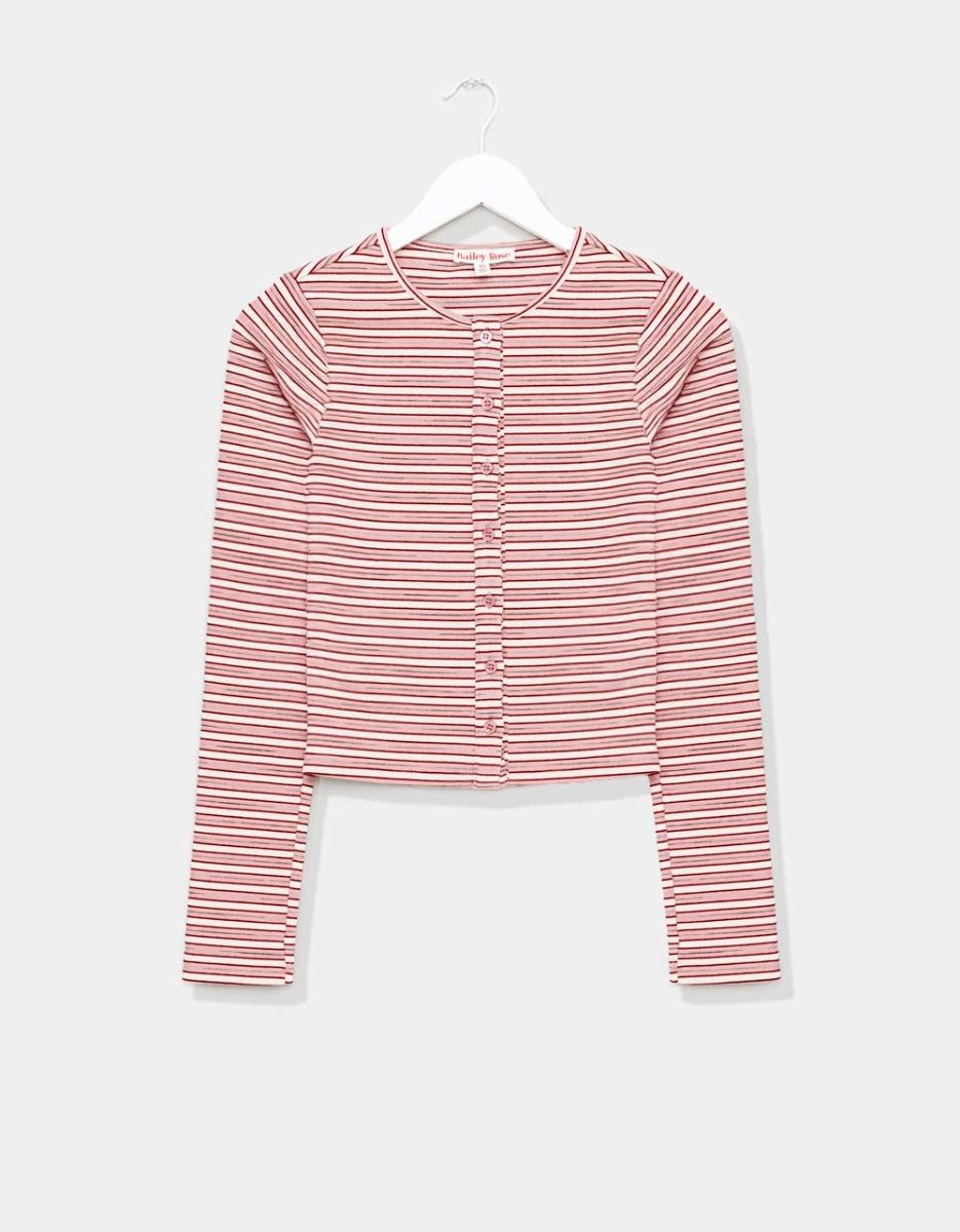 Strawberry Stripe Cardi_0