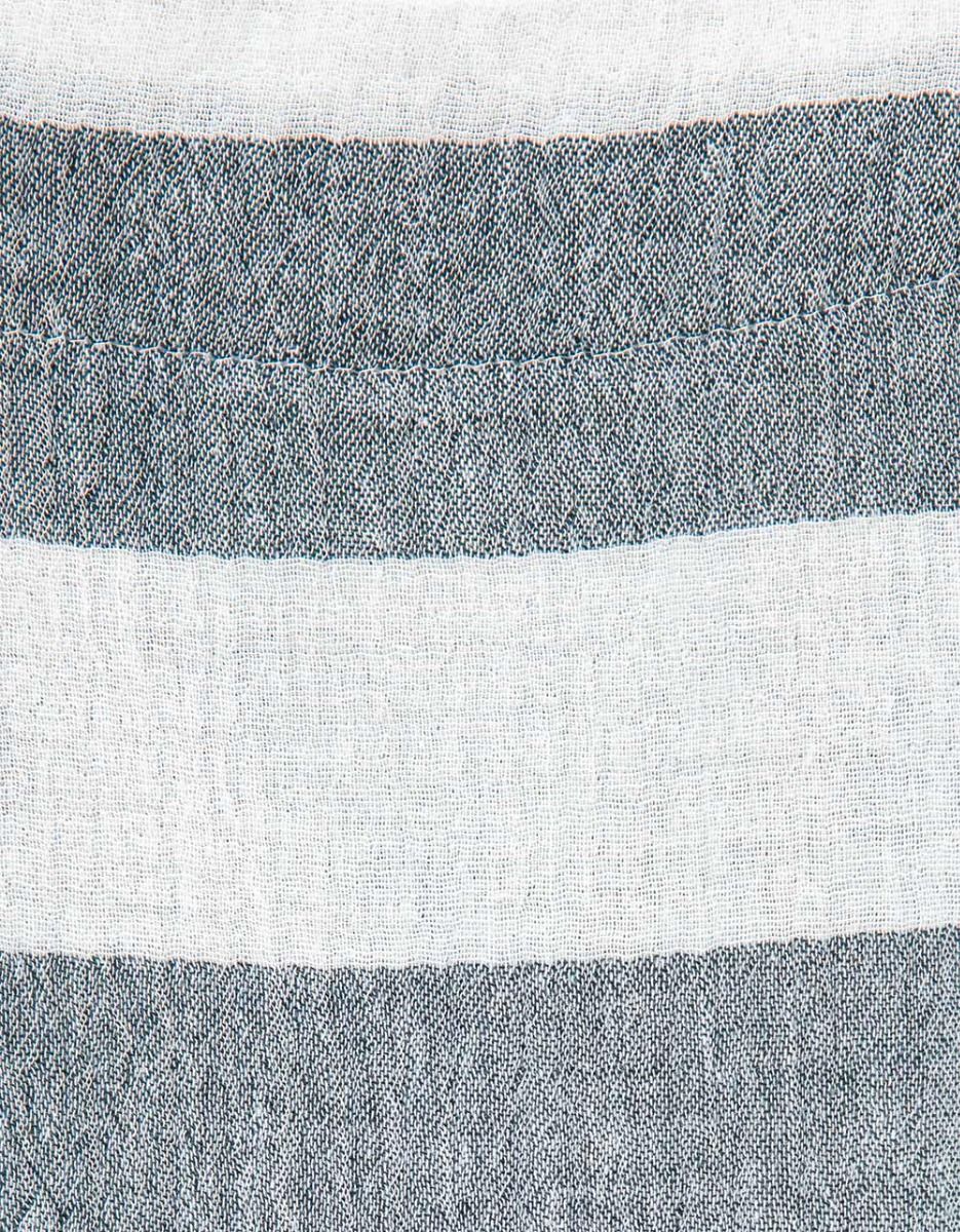 Pleated Stripe Skirt_7