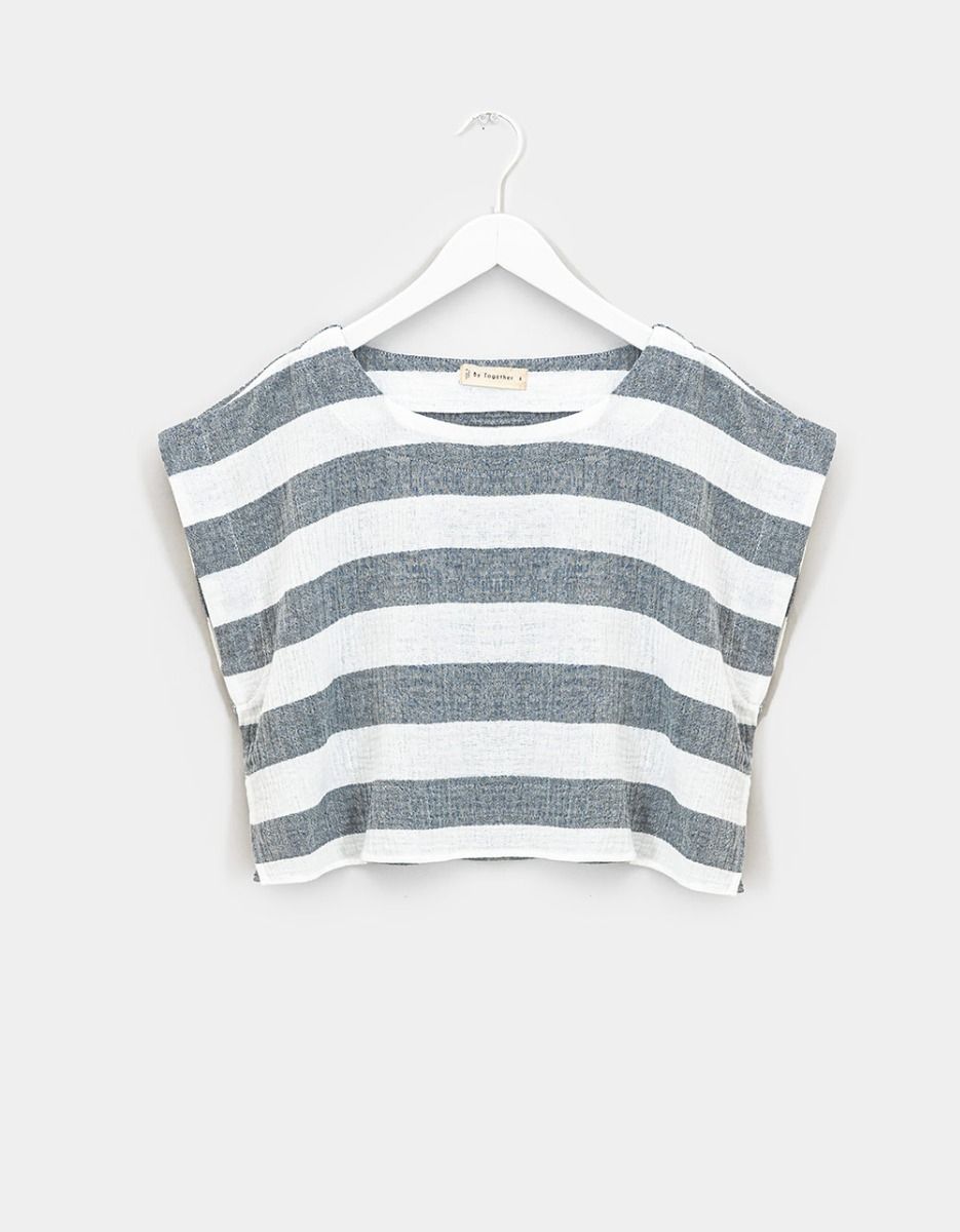 Stripe Crop Top_0