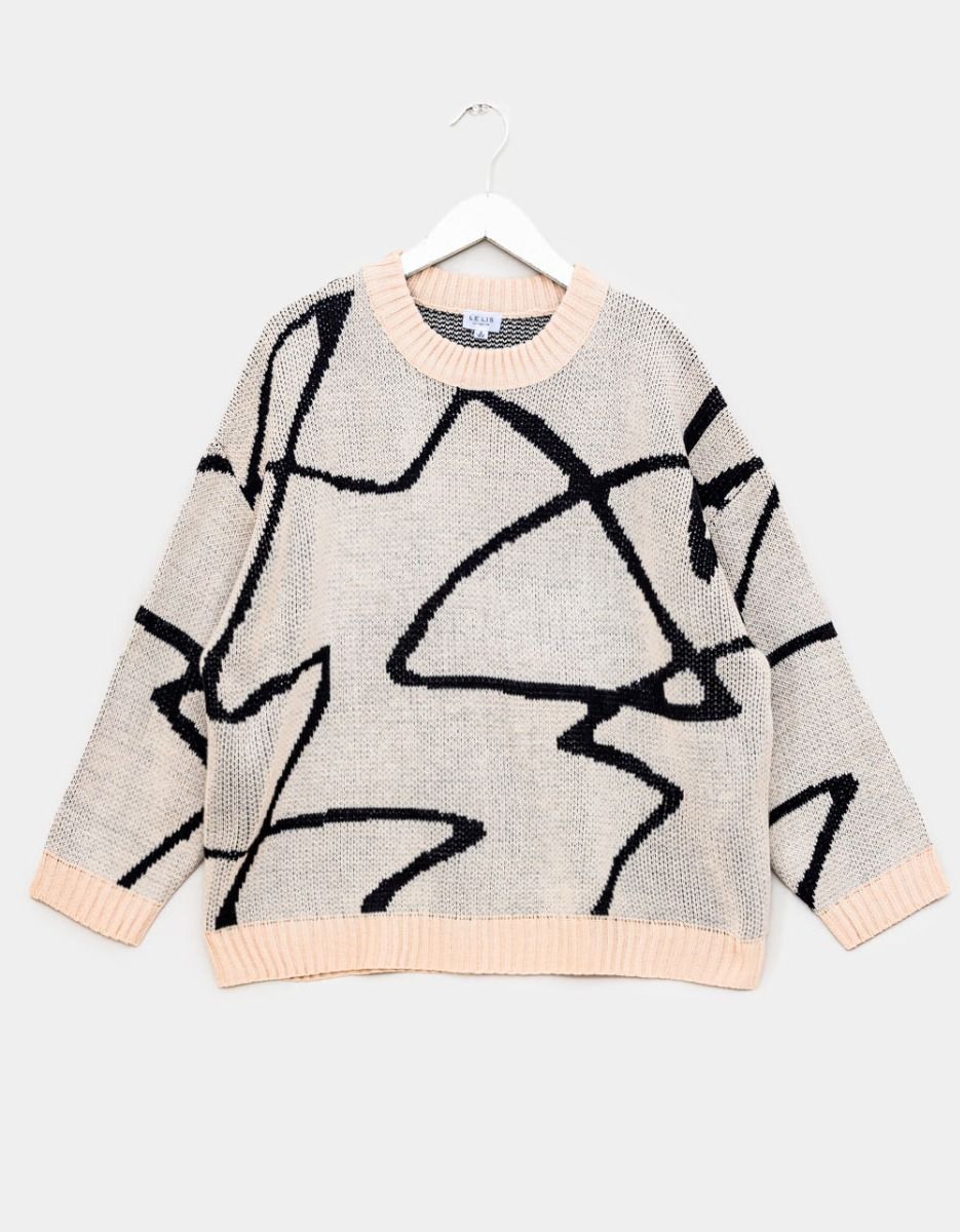 Stylo Print Sweater_0