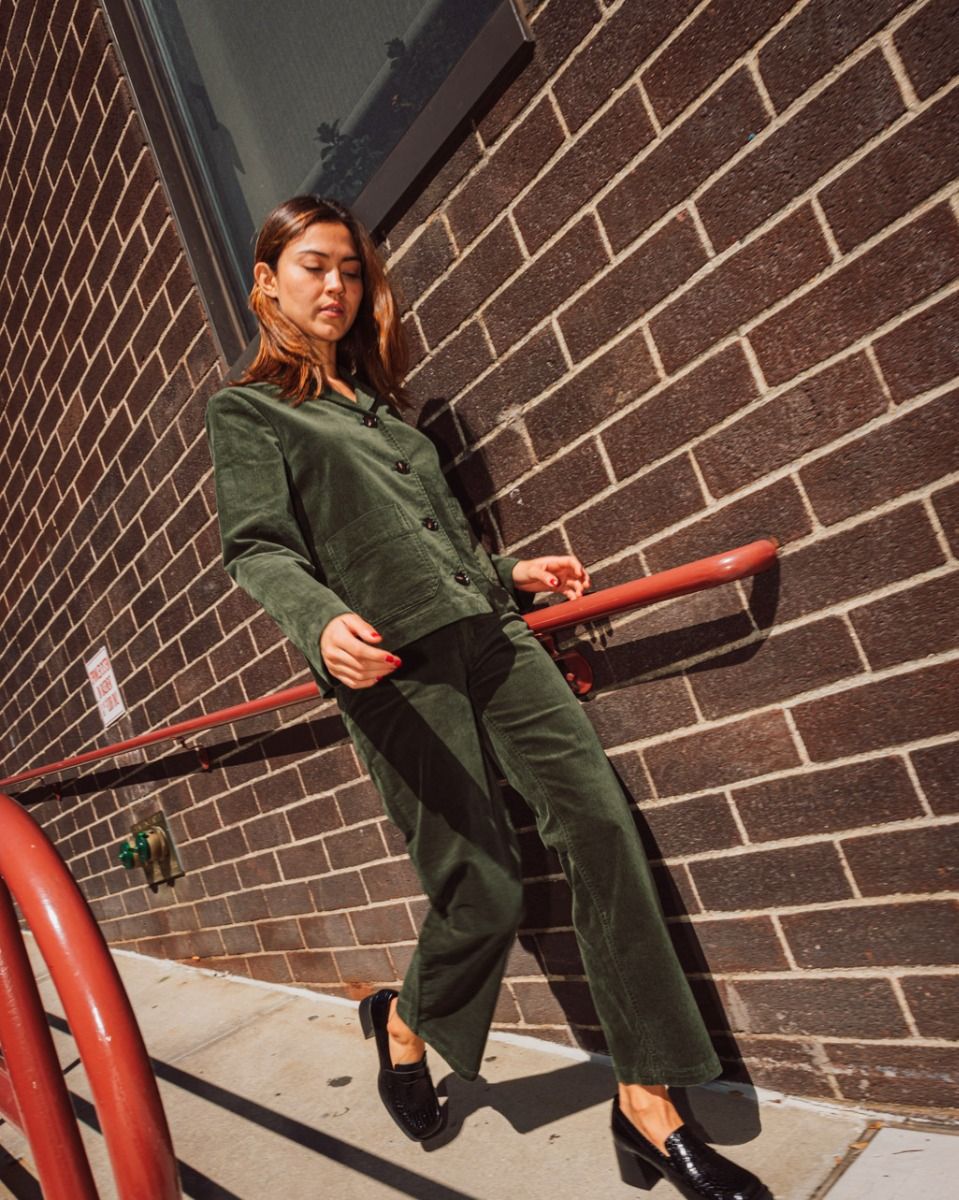 Suave Verde Wide Pants_1