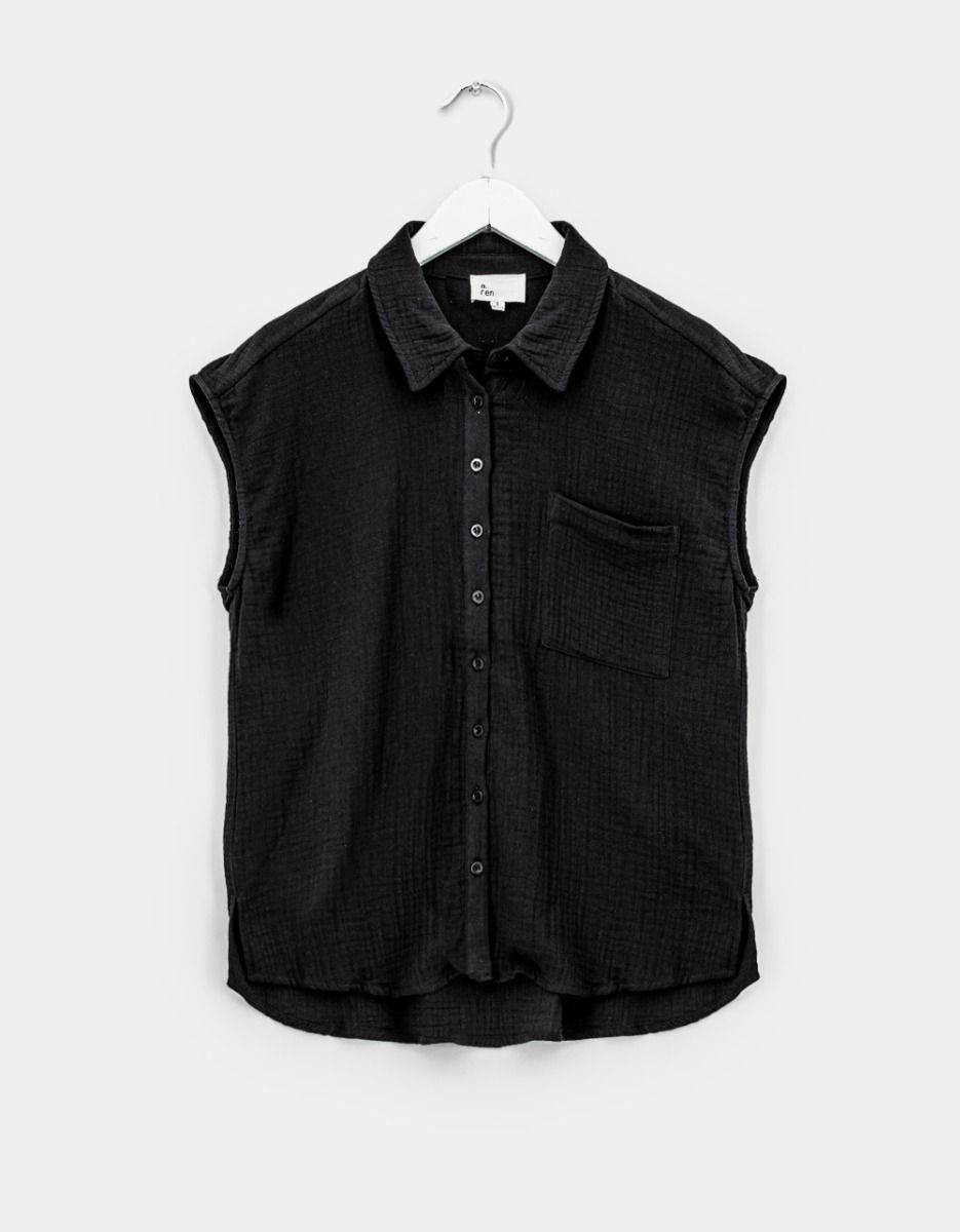 Sun Sail Shirt in Black_0
