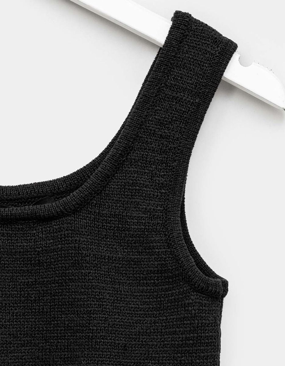 Sunny Knit Tank in Black_2