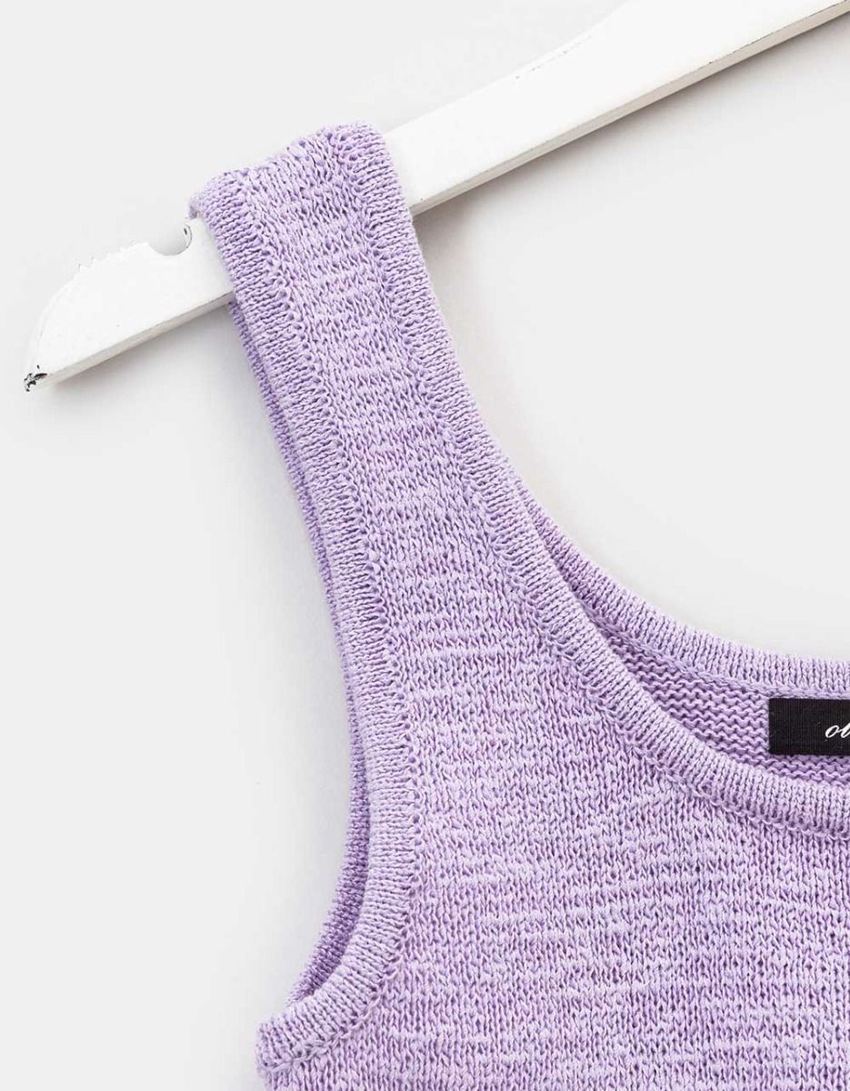 Sunny Knit Tank in Purple_7