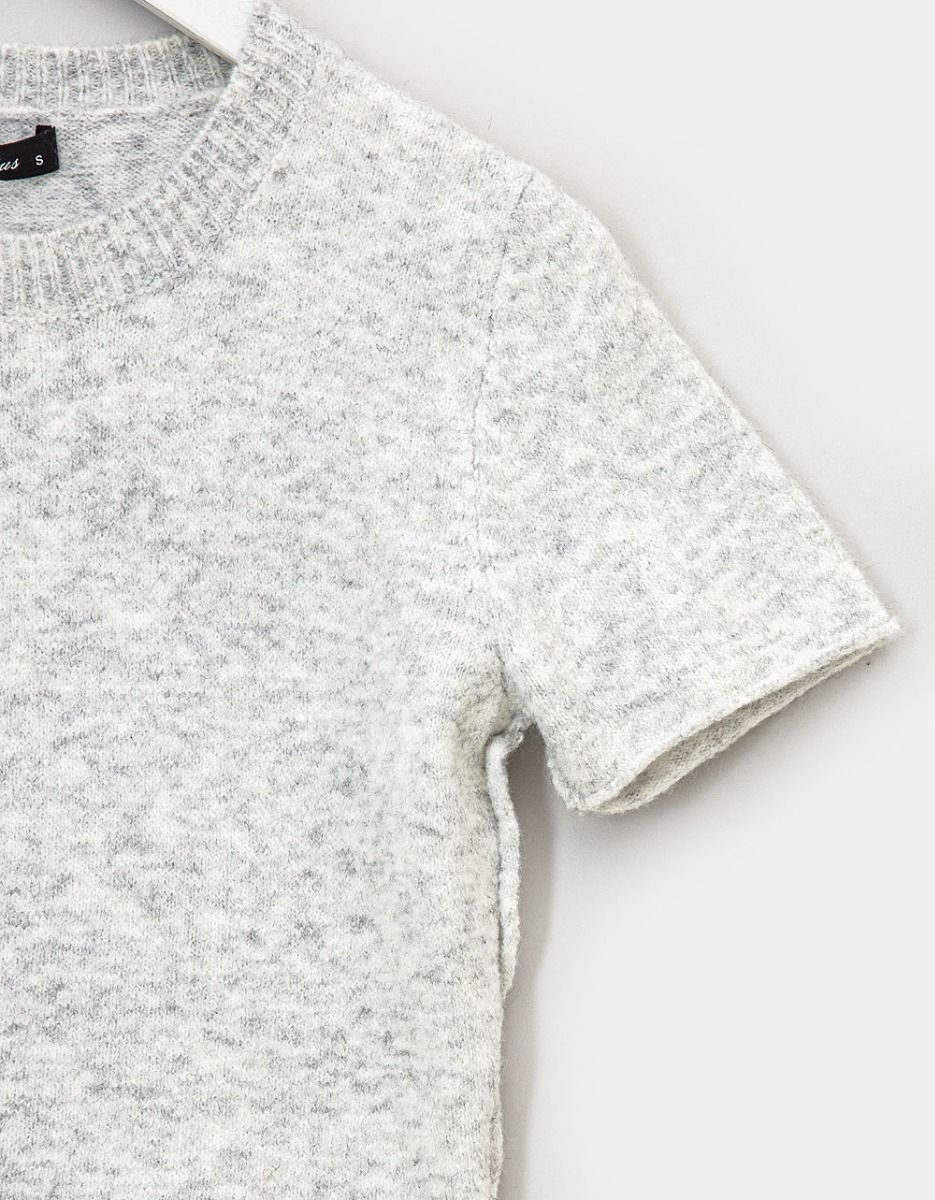 Sweater Tee in Heather Grey_5