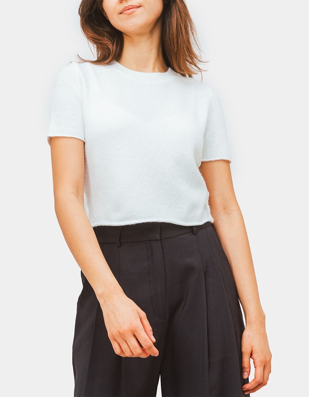 Sweater Tee in Ivory_2