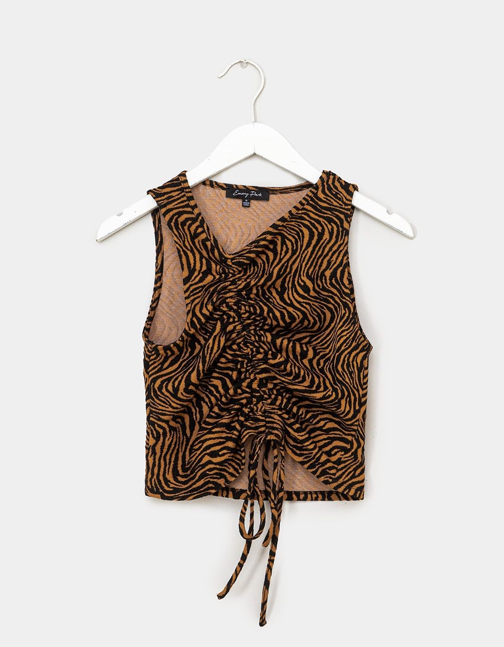 Swirly Ruched Tank_0