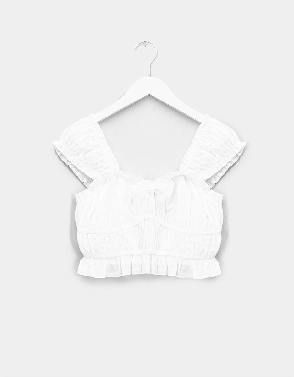 Sydney Ruffle Crop Top_0