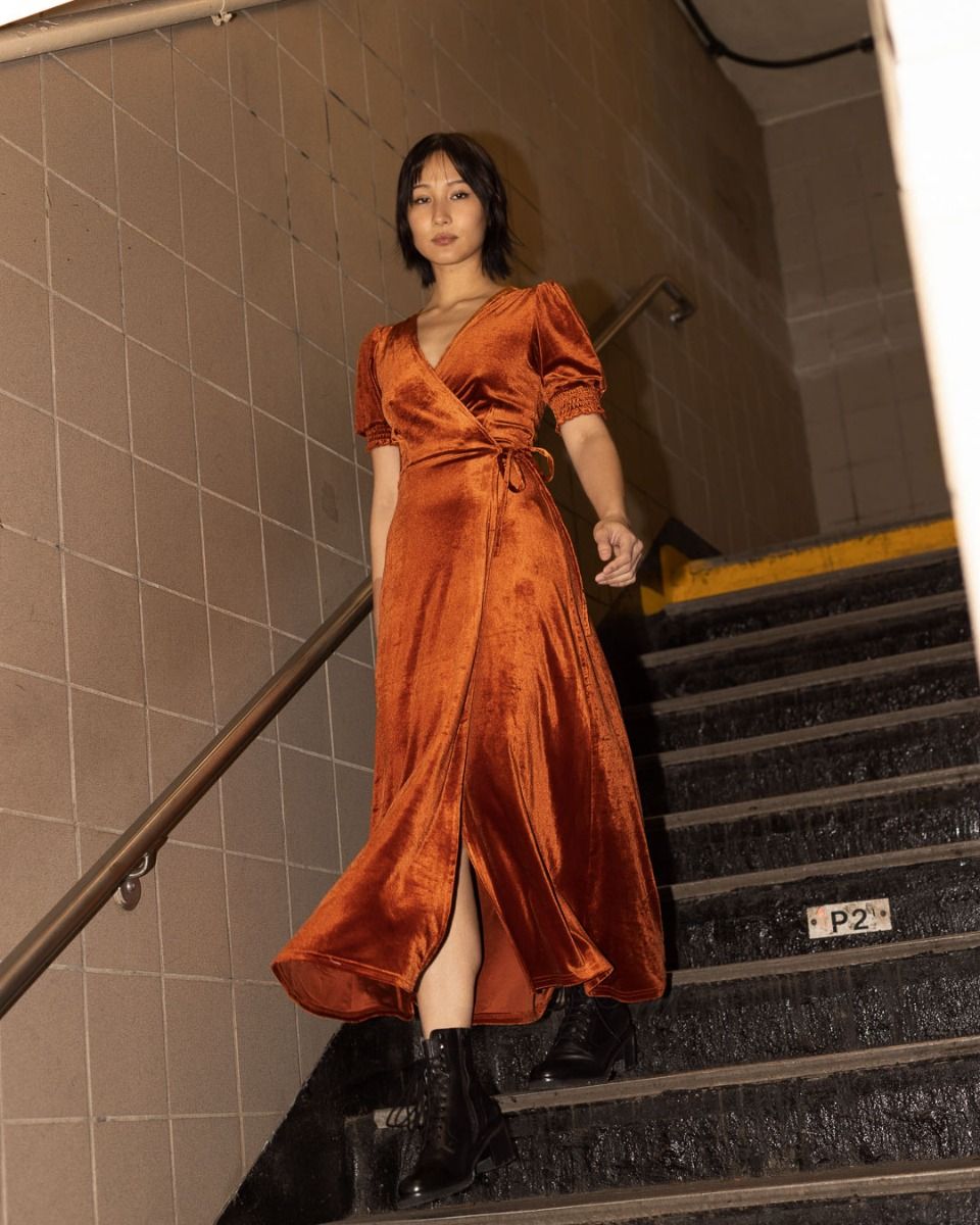Tandy Velvet Wrap Dress
_7