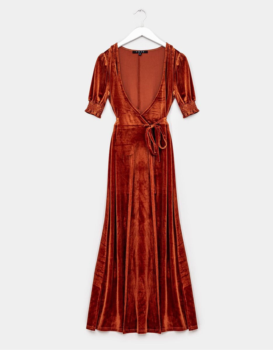 Tandy Velvet Wrap Dress_0