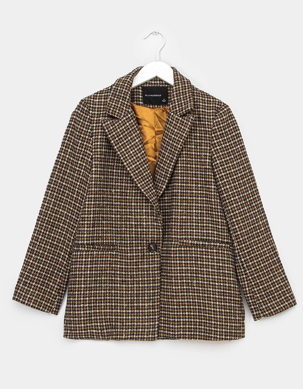 Tobin Houndstooth Blazer_0