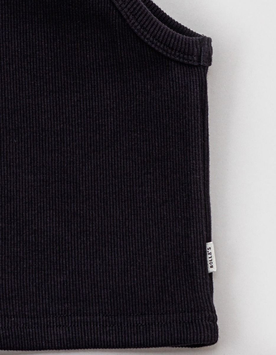 Toni Rib Tank in Black_2