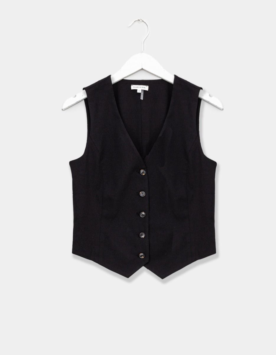 Toni Waistcoat in Black_0