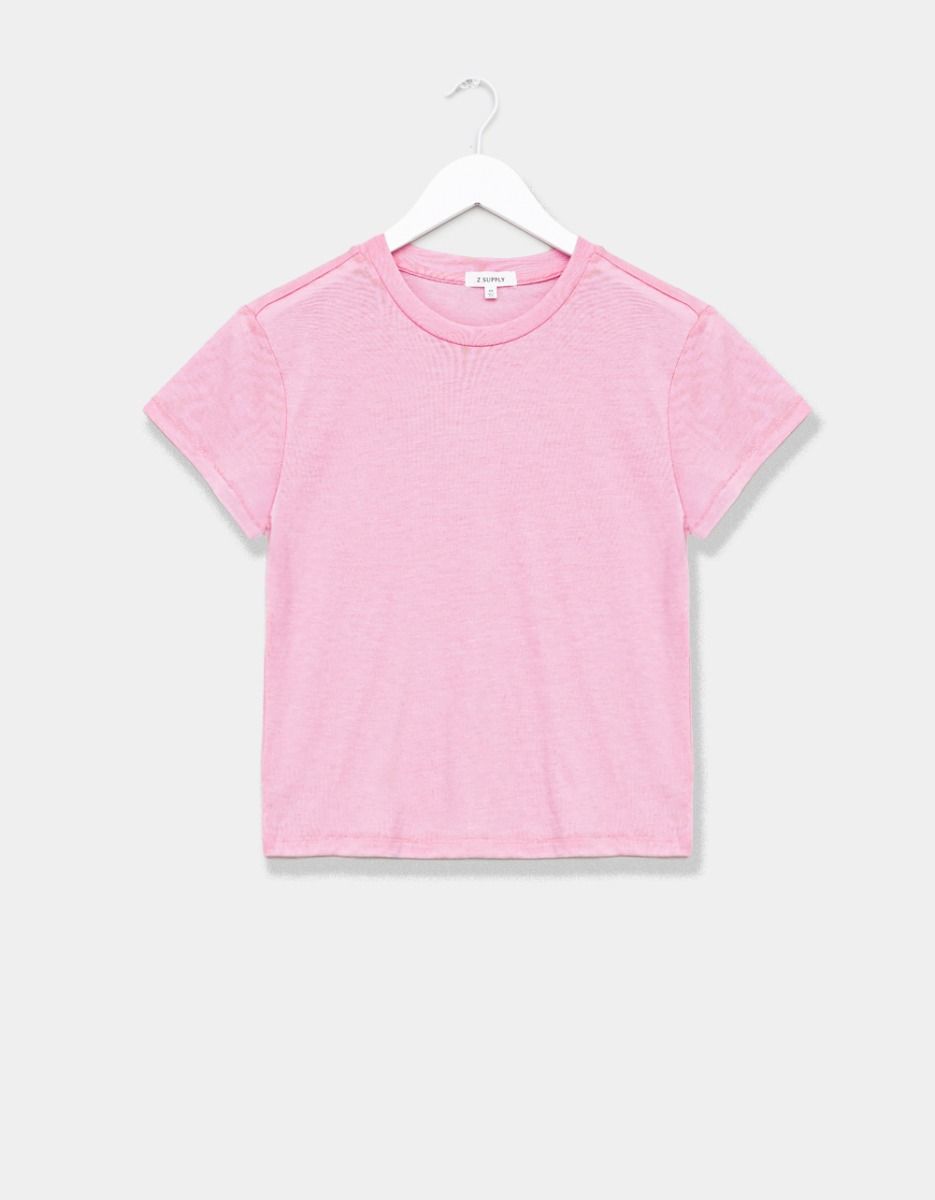 Tourist Tee in Pink Sunrise_0