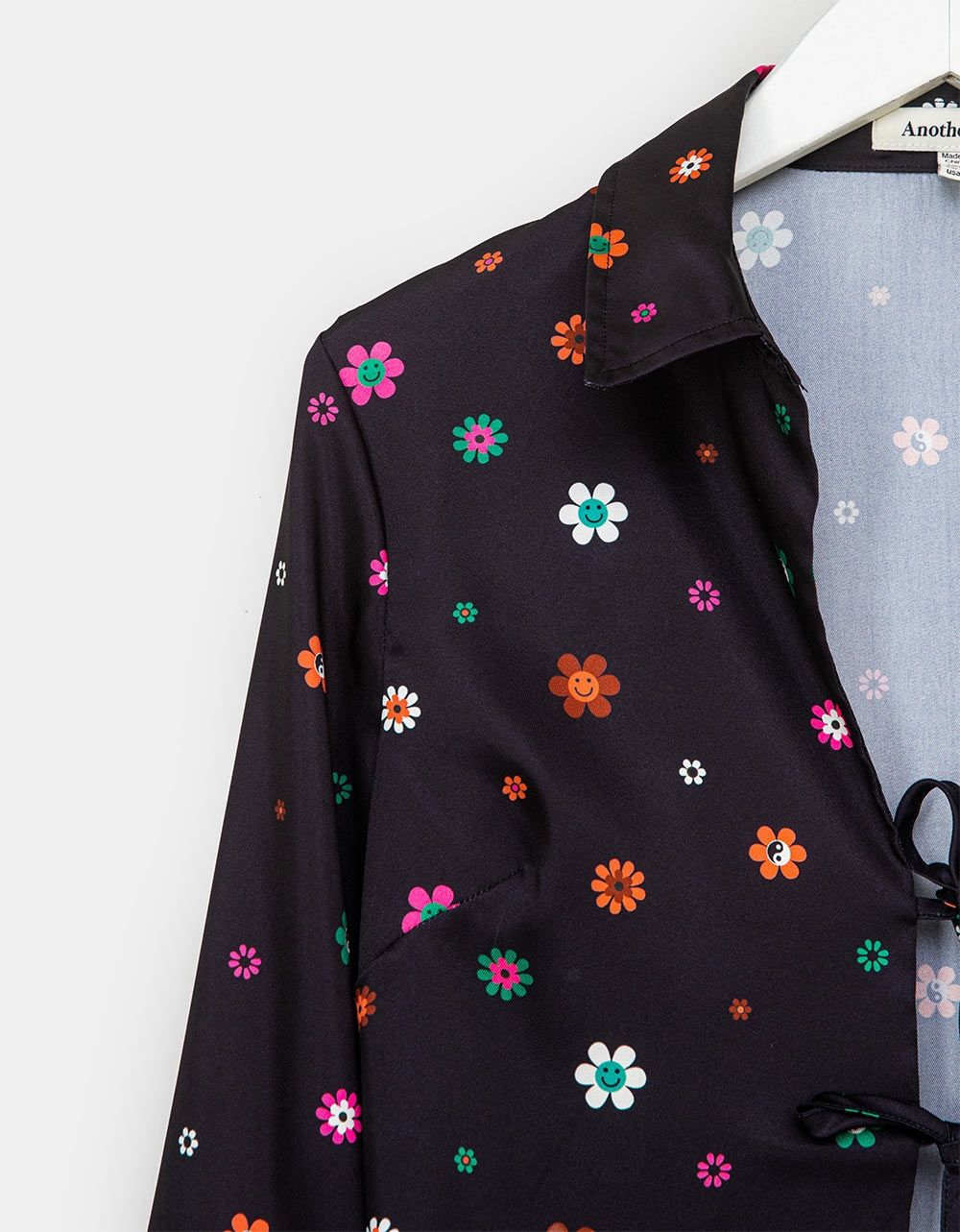 Trippy Print Tie Top_2