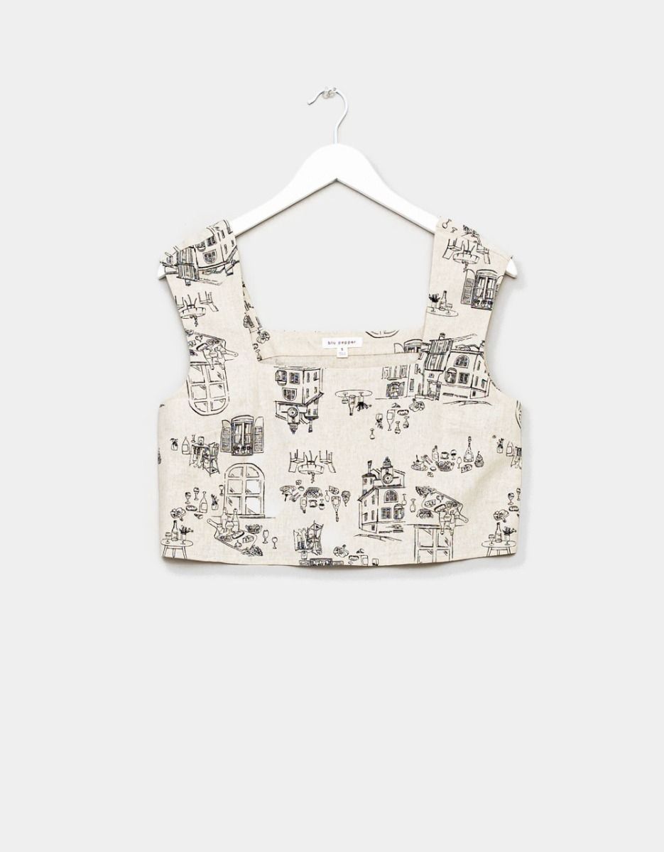 Turista Print Top_0