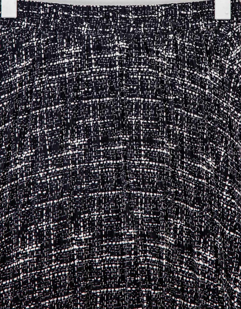 Tweed Print Midi Skirt_6