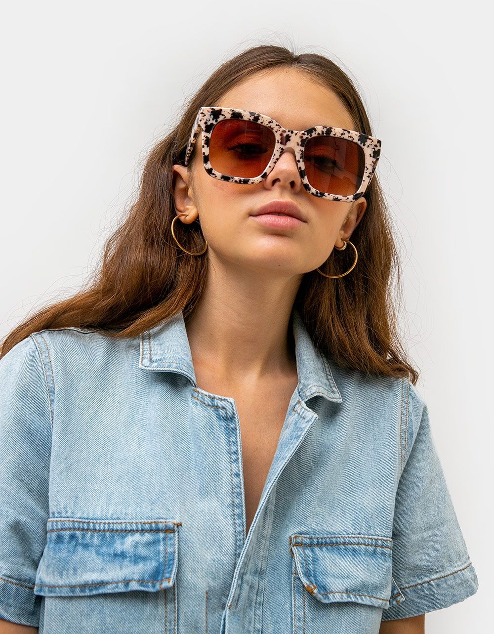 Uptown Sunglasses in Freckle_1