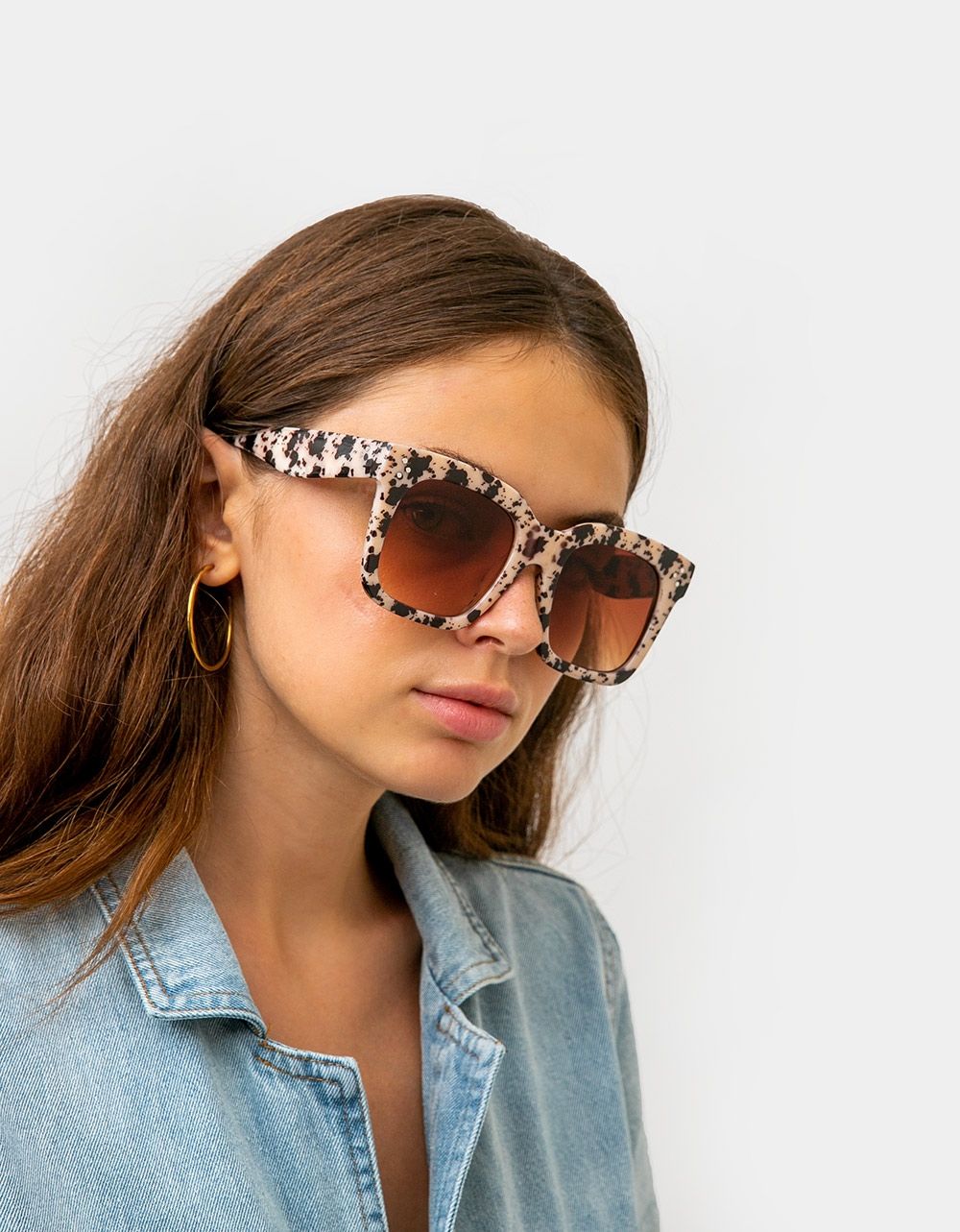 Uptown Sunglasses in Freckle_3