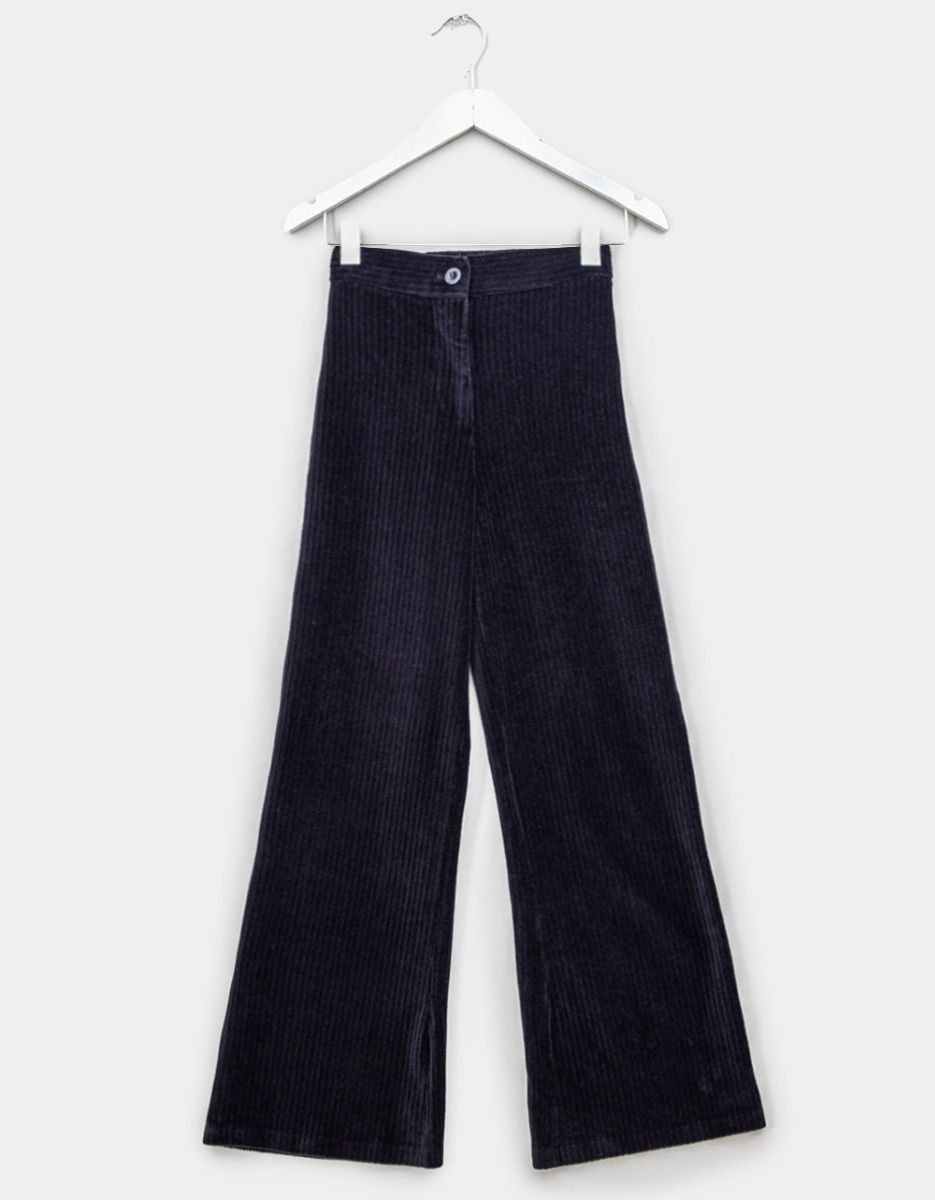 Velours Pants in Black_0