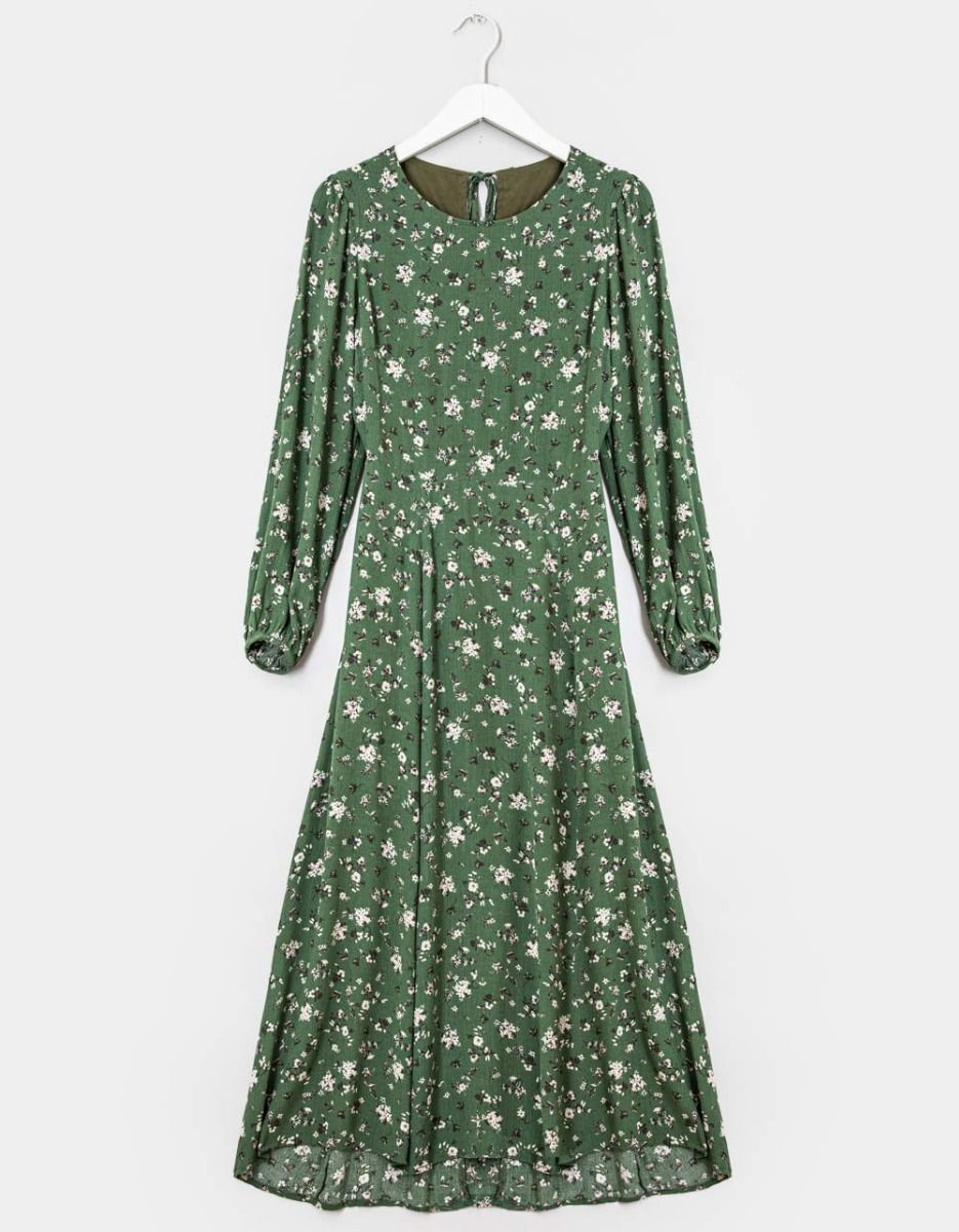 Verte Fleur Midi Dress_0
