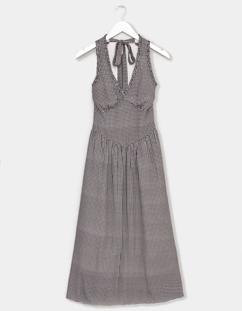 Vichy Halter Dress_0