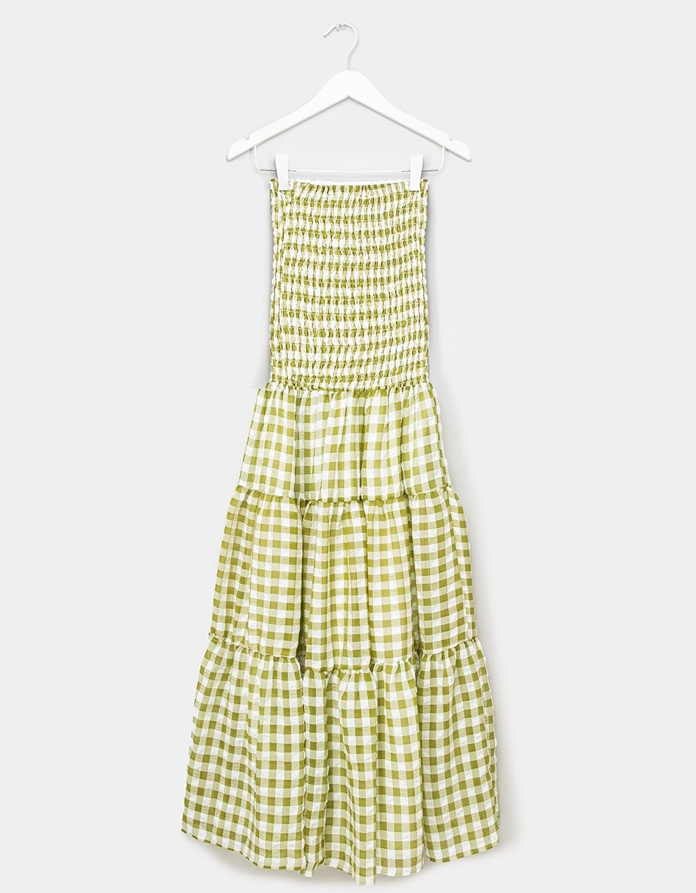 Vichy Tube Top Midi_0