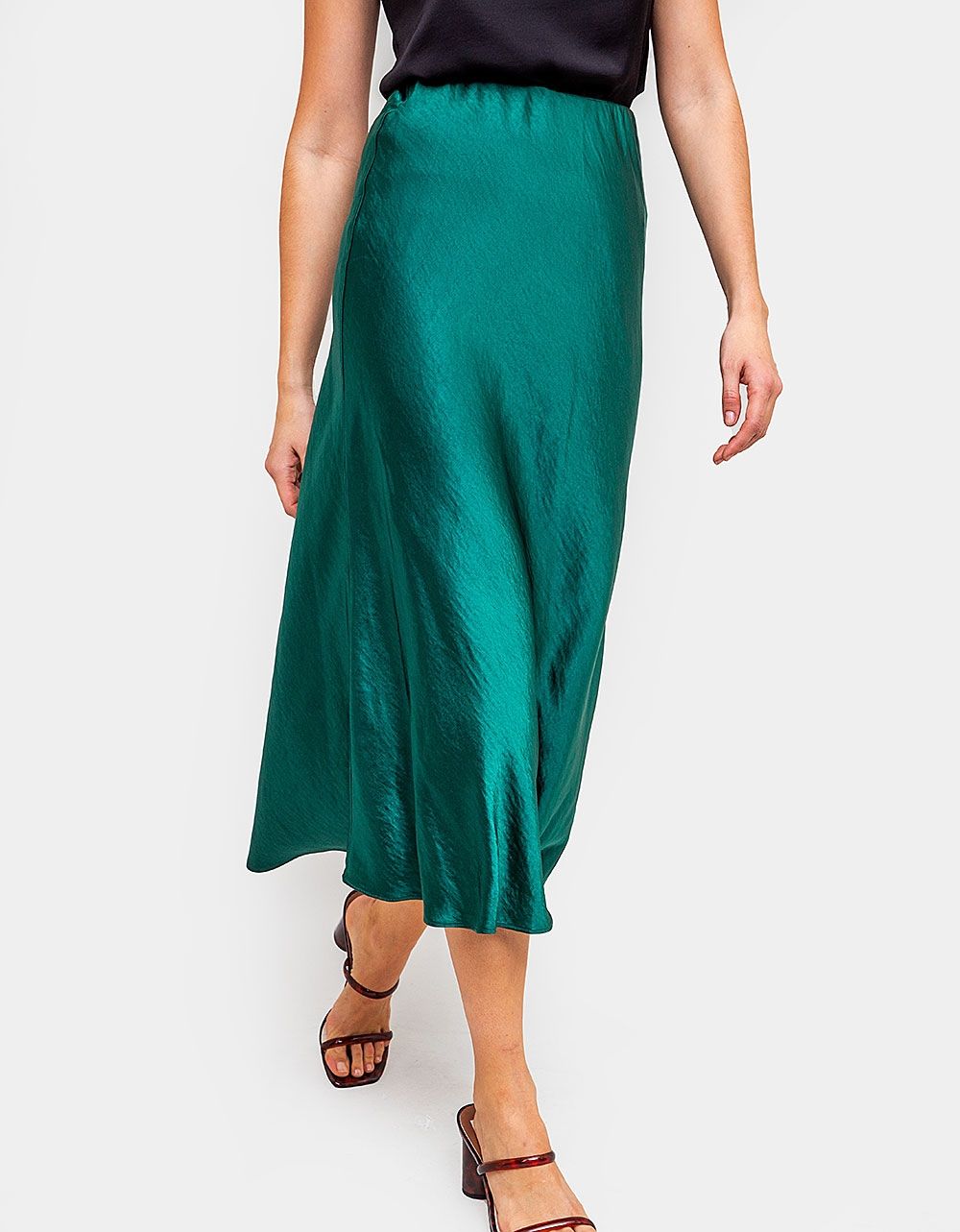 Vidalia Satin Skirt_0