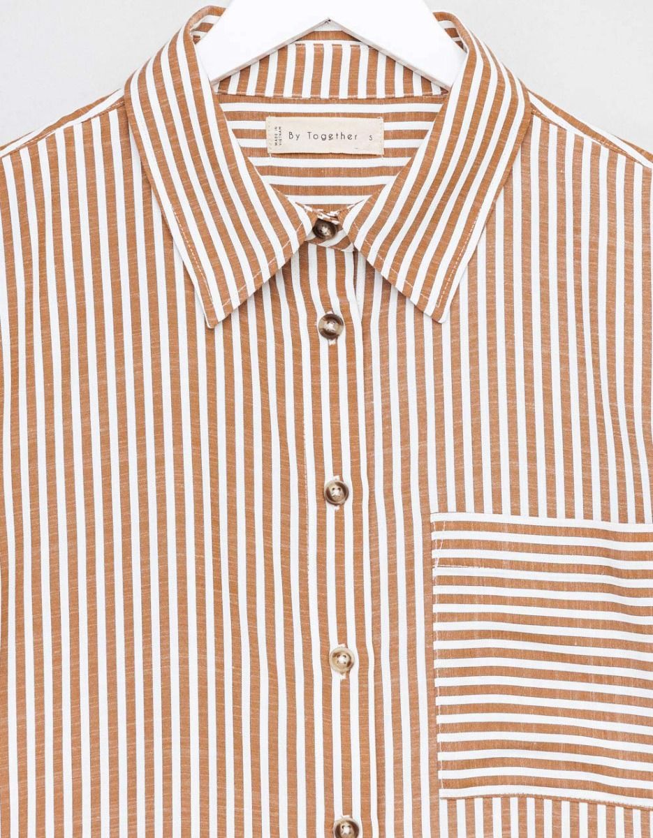 Vincent Button Down in Brown_2