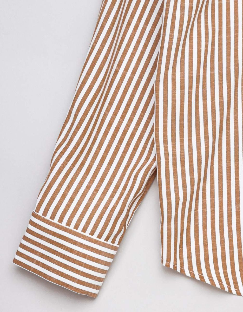 Vincent Button Down in Brown_1