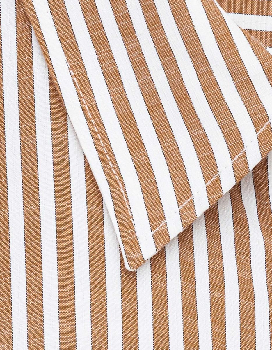 Vincent Button Down in Brown_3