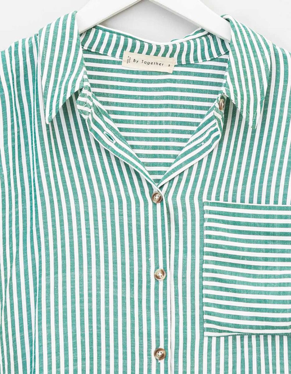 Vincent Button Down in Green_2