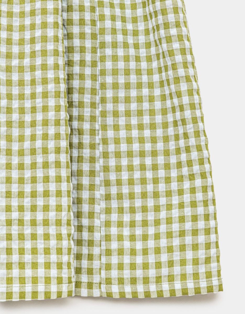 Volant Gingham Dress_1