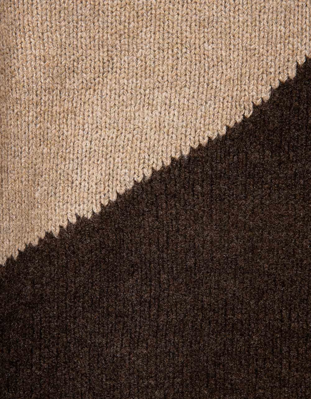 Wavy Color Block Knit_4