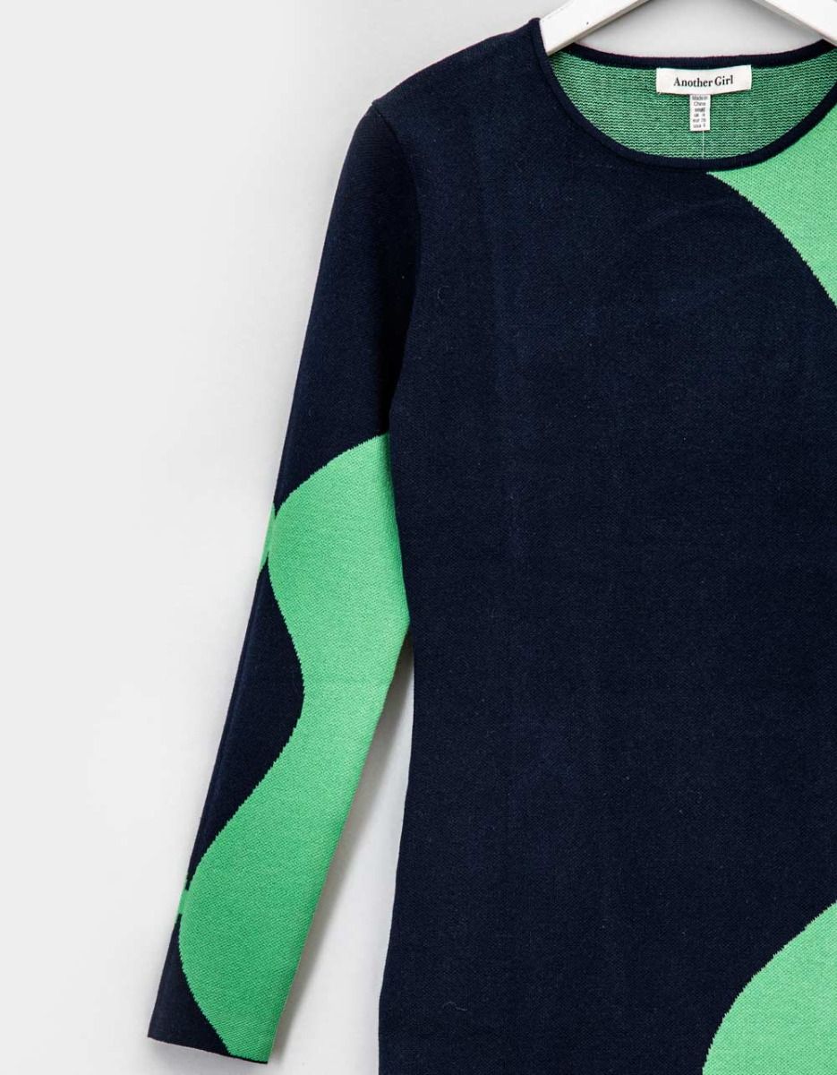 Wavy Colourblock Midi_5