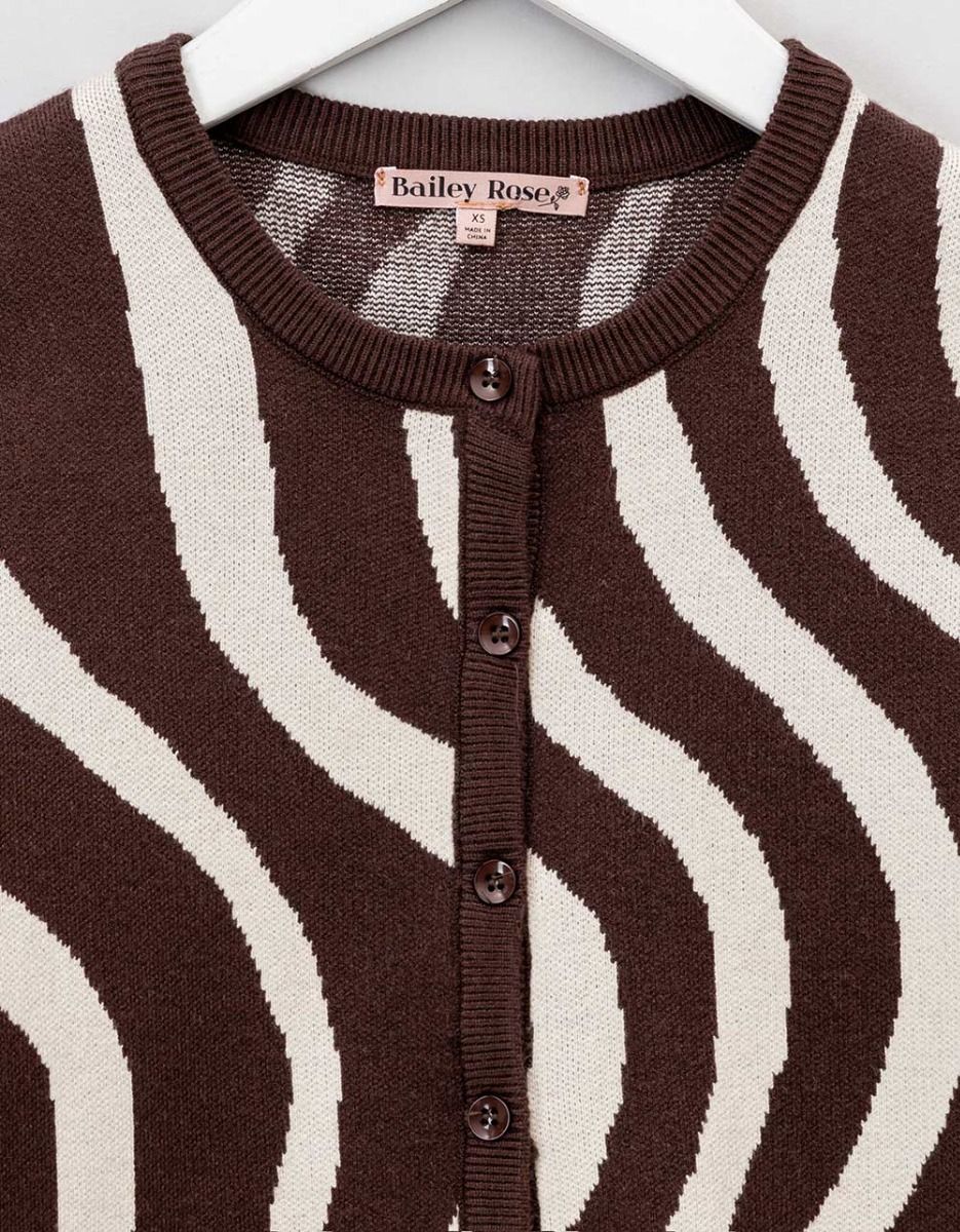 Wavy Knit Cardigan_4