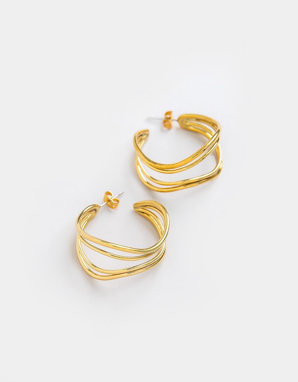 Wavy Strand Hoop_1