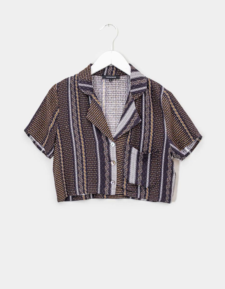 Weave Print Shirt_0